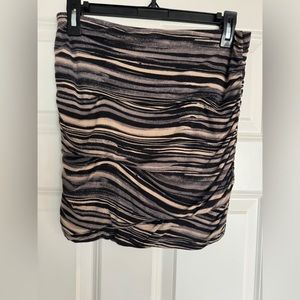 Free People Rouched Mini Skirt - Size S